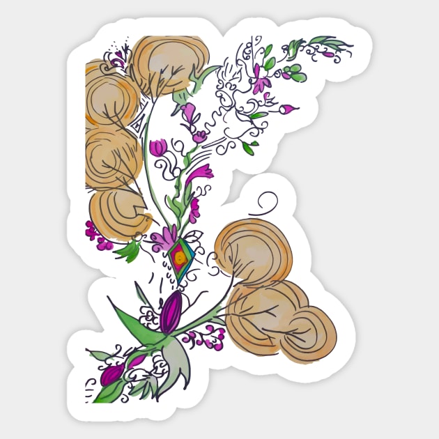 bouquet Sticker by wildmagnolia